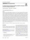 Research paper thumbnail of A combined chemical and phytoremediation method for reclamation of acid mine drainage–impacted soils