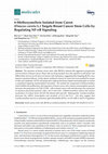 Research paper thumbnail of 6-Methoxymellein Isolated from Carrot (Daucus carota L.) Targets Breast Cancer Stem Cells by Regulating NF-κB Signaling