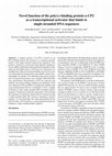 Research paper thumbnail of Novel function of the poly(c)-binding protein α-CP2 as a transcriptional activator that binds to single-stranded DNA sequences