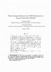 Research paper thumbnail of Finite sample inference for GMM estimators in linear panel data models