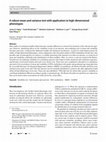 Research paper thumbnail of A robust mean and variance test with application to high-dimensional phenotypes