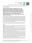 Research paper thumbnail of Prescribing Prevalence, Effectiveness, and Mental Health Safety of Smoking Cessation Medicines in Patients With Mental Disorders