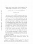 Research paper thumbnail of Higher order Quasi-Monte Carlo integration for holomorphic, parametric operator equations