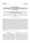 Research paper thumbnail of Short Communication: DNA barcoding reveals vulnerable and not evaluated species of sea cucumbers (Holothuroidea and Stichopodidae) from Kepulauan Seribu reefs, Indonesia