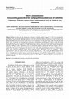 Research paper thumbnail of Short Communication: Intraspecific genetic diversity and population subdivision of rabbitfish (Siganidae: Siganus canaliculatus) in urbanized reefs of Jakarta Bay, Indonesia