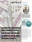 Research paper thumbnail of Ilia Rodov, Reading the Unreadable: Understanding Foreign and Pseudo Inscriptions in Medieval and Modern Artworks, Kobe University of Foreign Studies, April 22, 2024