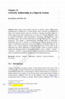 Research paper thumbnail of Artwork Authorship as a Sign-in-Action