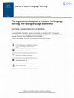 Research paper thumbnail of The linguistic landscape as a resource for language learning and raising language awareness