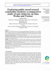 Research paper thumbnail of Exploring public mood toward commodity markets: a comparative study of user behavior on Sina Weibo and Twitter