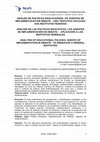 Research paper thumbnail of Analysis of educational policies : agents of implementation in debate : to endeavor a federal institutes