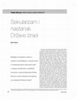 Research paper thumbnail of Sekularizam i nastanak Države Izrael