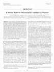 Research paper thumbnail of A Murine Model for Disseminated Candidiasis in Neonates