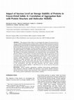 Research paper thumbnail of Impact of sucrose level on storage stability of proteins in freeze-dried solids: II. Correlation of aggregation rate with protein structure and molecular mobility**This work is a product of the U.S. Government and is not subject to copyright in the United States