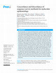 Research paper thumbnail of Concordance and discordance of sequence survey methods for molecular epidemiology