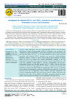 Research paper thumbnail of Development of validated HPTLC and UHPLC methods for quantiﬁcation of Withanolide in extract and formulation