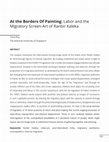 At the Borders Of Painting: Labor and the Migratory Screen-Art of Ranbir Kaleka Cover Page