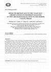 Research paper thumbnail of From The Bronze Age To The "Lead Age": Observations On Sediment Analyses At Two Archaeological Sites In The Jezreel Valley, Israel