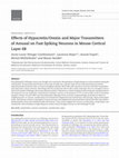 Research paper thumbnail of Effects of Hypocretin/Orexin and Major Transmitters of Arousal on Fast Spiking Neurons in Mouse Cortical Layer 6B