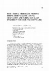 Research paper thumbnail of Type I Medial Vestibular Neurons During Alertness, Following Adaptation, and During Rem Sleep Episodes in the Head-Fixed Guinea-Pig