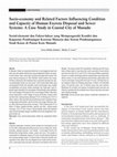 Socio-economy and Related Factors Influencing Condition and Capacity of Human Excreta Disposal and Sewer Systems: A Case Study in Coastal City of Manado Cover Page