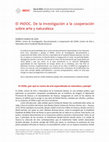 Research paper thumbnail of El INDOC. De la investigación a la cooperación sobre arte y naturaleza