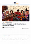 Research paper thumbnail of Uma Educação em Direitos Humanos através do Samba (2024)