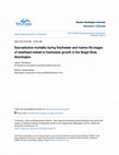 Research paper thumbnail of Size-selective mortality during freshwater and marine life stages of steelhead related to freshwater growth in the Skagit River, Washington