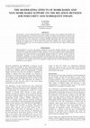 Research paper thumbnail of The moderating effects of work-based and non-work based support on the relation between job insecurity and subsequent strain