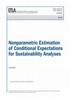 Research paper thumbnail of Nonparametric Estimation of Conditional Expectations for Sustainability Analyses