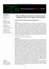 Research paper thumbnail of Effect of different herbicide on ricebean (Vigna umbellata) under Terai region of West Bengal