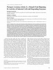 Research paper thumbnail of Pawpaw [Asimina triloba (L.) Dunal] Fruit Ripening. I. Ethylene Biosynthesis and Production