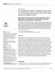 Research paper thumbnail of An explainable artificial intelligence approach for predicting cardiovascular outcomes using electronic health records