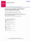 Research paper thumbnail of Socioeconomic inequalities in the wellbeing of informal caregivers across Europe