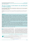 Research paper thumbnail of The use of vitamin C in the intensive care unit during the COVID-19 pandemic