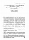 Research paper thumbnail of La tolerancia liberal en la obra de John Rawls y de Friedrich A. Hayek