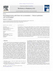 Research paper thumbnail of Neurodegeneration with brain iron accumulation — Clinical syndromes and neuroimaging