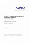 Research paper thumbnail of Competitiviness of the Port of Sines: The RBV Contribution