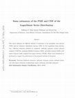 Research paper thumbnail of Some estimators of the PMF and CDF of the Logarithmic Series Distribution