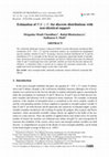 Research paper thumbnail of Estimation of P(X ≤ Y) for discrete distributions with non-identical support