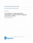 Research paper thumbnail of Livro eletrônico e a democratização do conhecimento como ferramenta de integração universitária na UFRR