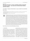 Research paper thumbnail of Melt-rock interaction as a factor controlling evolution of chromite and olivine in dunite -case study from the Kukes Massif (Mirdita ophiolite, Albania