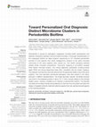 Research paper thumbnail of Toward Personalized Oral Diagnosis: Distinct Microbiome Clusters in Periodontitis Biofilms