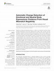 Research paper thumbnail of Automatic Change Detection of Emotional and Neutral Body Expressions: Evidence From Visual Mismatch Negativity