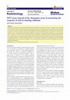 Research paper thumbnail of MTT assay instead of the clonogenic assay in measuring the response of cells to ionizing radiation