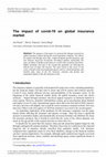 Research paper thumbnail of The impact of covid-19 on global insurance market