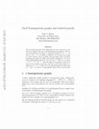 Research paper thumbnail of On $\mathcal C$-homogeneous graphs and ordered pencils