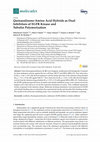 Research paper thumbnail of Quinazolinone-Amino Acid Hybrids as Dual Inhibitors of EGFR Kinase and Tubulin Polymerization