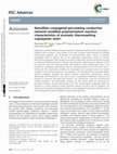 Research paper thumbnail of Nanofiller-conjugated percolating conductive network modified polymerization reaction characteristics of aromatic thermosetting copolyester resin