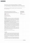 Research paper thumbnail of Clinical research Aluminium and lead abnormalities in children on haemodialysis: relationship with some medications