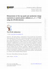 Research paper thumbnail of Measurement of the top quark pair production charge asymmetry in proton-proton collisions at $ \sqrt{s} $ = 7 TeV using the ATLAS detector